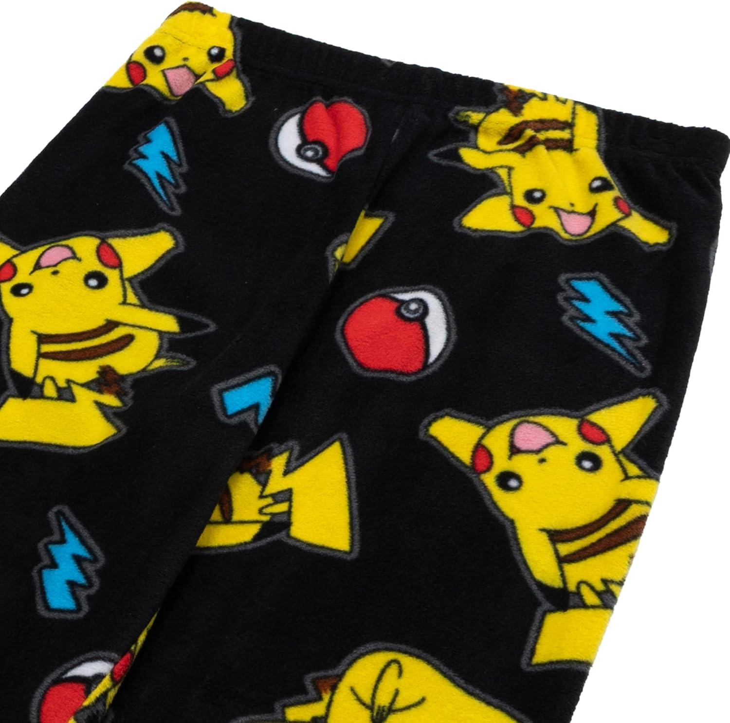 imagePokemon Boys 2Piece Loosefit Pajama Set Soft ampamp Cute for KidsPokemon