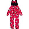 imageDisney Girls Descendants  Frozen 2 Footless One Piece FleeceDots and Bows