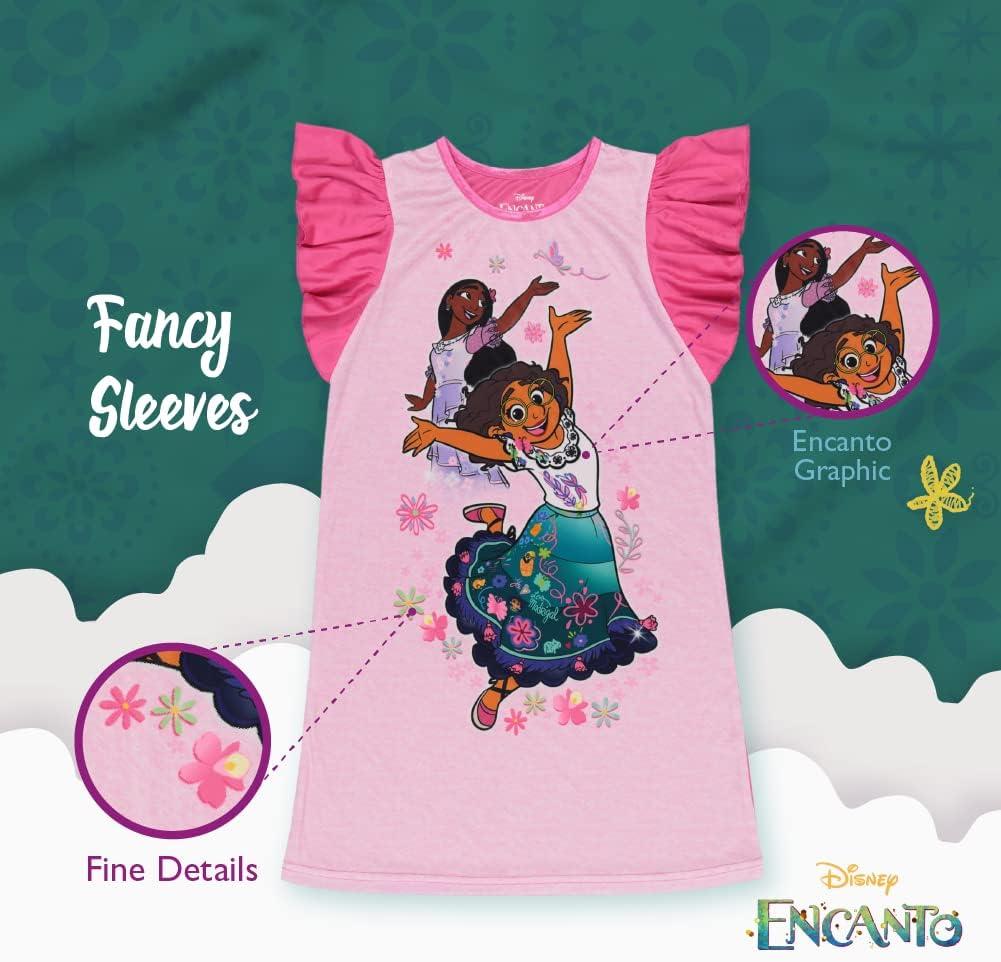 imageDisney girls Nightgown Soft ampamp Cute Pajamas for KidsSister Joy
