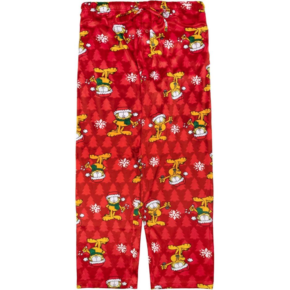 imageGarfield Mens Pajama Bottom Lounge Pant With Drawstring Ultrasoft ampamp Comfortable L