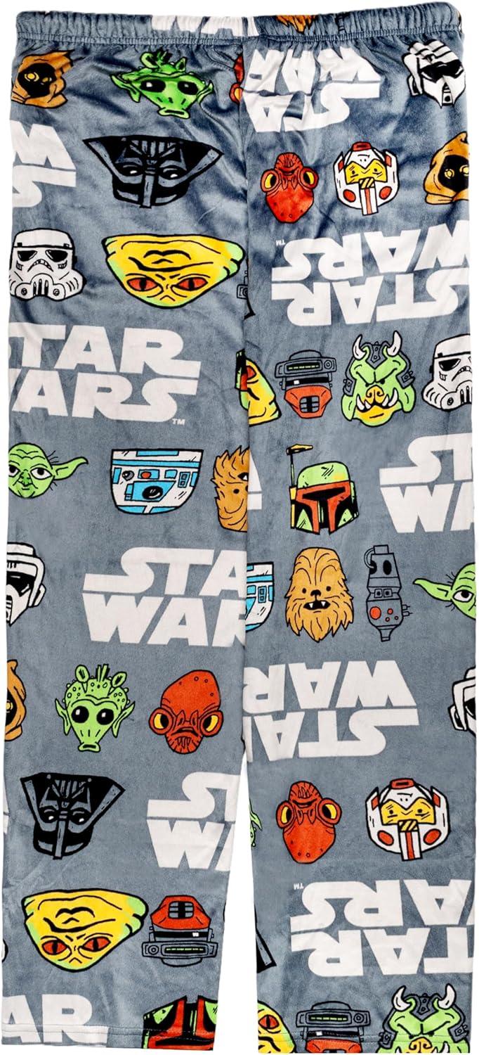 imageStar Wars Mens Pajama Bottom Lounge Pant With Drawstring Ultrasoft ampamp Comfortable L