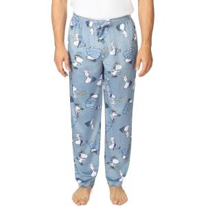 imagePeanuts Mens Pajama Bottom Lounge Pant With Drawstring Ultrasoft ampamp Comfortable L