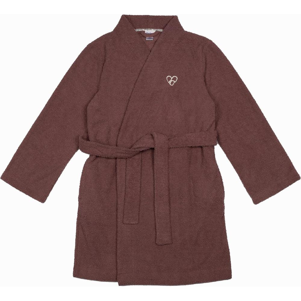 imageDearfoams womens Plush Bathrobe Comfortable Lounge Wear for AdultsPurple