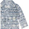 imageDearfoams Womens Plush Bathrobe Comfortable Lounge Wear for AdultsGrey Fair Isle Robe