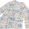 imageDearfoams womens Plush Bathrobe Comfortable Lounge Wear for AdultsPastel Plaid Robe