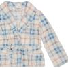 imageDearfoams womens Plush Bathrobe Comfortable Lounge Wear for AdultsPastel Plaid Robe