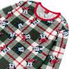 imageDisney mens 2piece Loosefit Pajama Set Soft ampamp Comfortable Holiday Nightwear for FamilyFammickey Minnie Plaid
