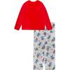 imageDisney mens 2piece Loosefit Pajama Set Soft ampamp Comfortable Holiday Nightwear for FamilyFamstitch Ho Ho Ho
