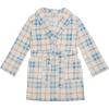 imageDearfoams womens Plush Bathrobe Comfortable Lounge Wear for AdultsPastel Plaid Robe