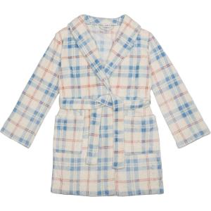 imageDearfoams womens Plush Bathrobe Comfortable Lounge Wear for AdultsPastel Plaid Robe
