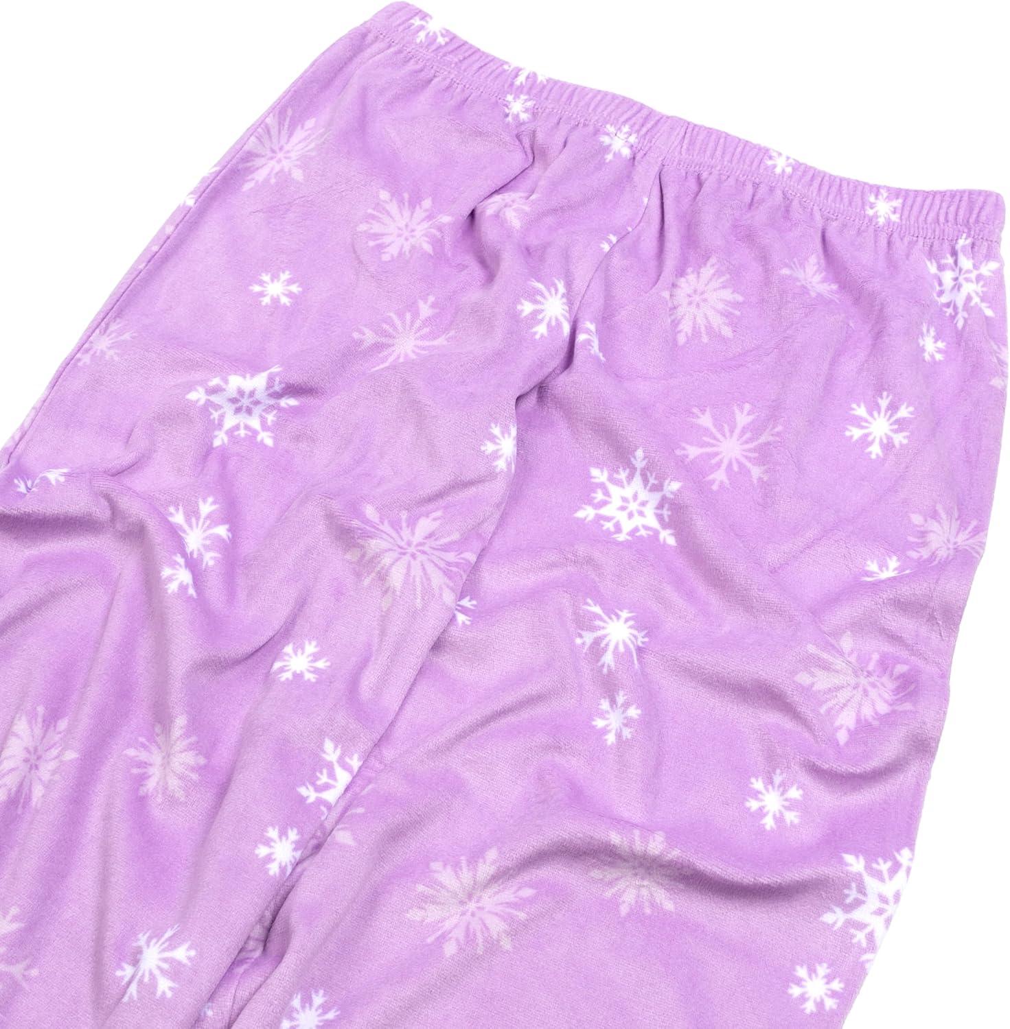 imageDisney girls 3piece Bathrobe ampamp Loosefit Pajama Set Soft ampamp Cute for KidsFrozen Sisters