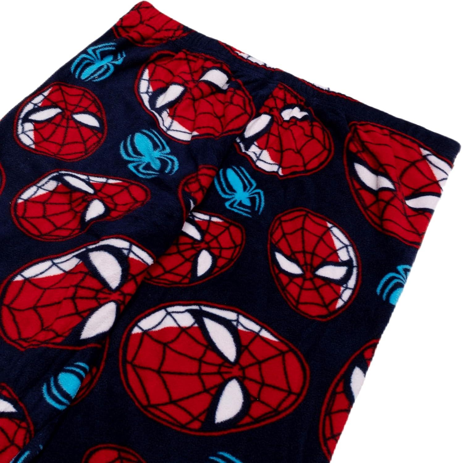 imageMarvel boys 3piece Bathrobe ampamp Loosefit Pajama Set Soft ampamp Cute for KidsSpiderman