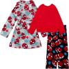 imageMarvel boys 3piece Bathrobe ampamp Loosefit Pajama Set Soft ampamp Cute for KidsSpiderman