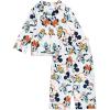 imageMickey Mouse Boys 2Piece Loosefit Button Down Matching Pajama Set Soft ampamp Cute for KidsFun Friends