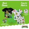 imageNickelodeon Boys 4piece Snugfit Cotton ShortSleeve Matching Pajama Set Soft ampamp Cute for KidsTurtle Power