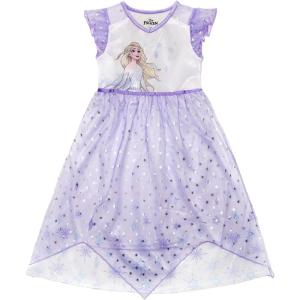 imageFrozen Girls Princess Dress Nightgown Fantasy Gown Soft amp Cute Pajamas for KidsElsa Dreamer