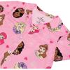 imageDisney Girls 2piece Loosefit Button Down Matching Pajama Set Soft amp Cute for KidsPrincess Portrait