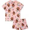 imageDisney Girls 2piece Loosefit Button Down Matching Pajama Set Soft amp Cute for KidsTropical Moana