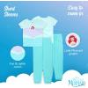 imageDisney Girls 2piece Snugfit Cotton Holiday Pajama Set Soft amp Cute for KidsAriel