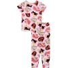 imageDisney Girls 2piece Snugfit Viscose Pajama Set Soft amp Cute for KidsWe Are Princess