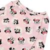 imageDisney Girls 4Piece Snugfit Cotton Matching Pajama Set ShortSleeve Soft amp Cute for KidsMinnie Star