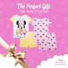 imageDisney Girls 4Piece Snugfit Cotton Pajama Set Soft amp Cute for KidsMinnie Garden