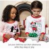 imageDisney Girls Minnie Mouse 2Piece Cotton Matching Pajamas Set SnugFit Soft amp Cute for KidsHey Birthday