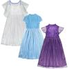 imageDisney Girls Princess Dress Nightgown Fantasy Gown Soft amp Cute Pajamas for KidsBlue
