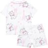 imageDisney Minnie Mouse Girls 2Piece Loosefit Button Down Matching Pajama Set Soft amp Cute for KidsAdorable Marie
