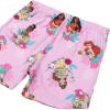 imageDisney Minnie Mouse Girls 2Piece Loosefit Button Down Matching Pajama Set Soft amp Cute for KidsRoyal Vacation