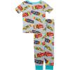 imageDisney boys 2piece Snugfit Viscose Pajama Set Soft amp Cute for KidsRacing Cars