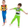 imageDisney boys 4piece Snugfit Cotton Pajama Set Soft amp Cute for KidsBest Toy Friends