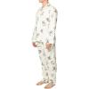 imageDisney unisexadult Men amp Women 2piece Button Down Pajama Set Soft amp Comfortable Nightwear for AdultsMmickey and Friends Ski