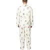 imageDisney unisexadult Men amp Women 2piece Button Down Pajama Set Soft amp Comfortable Nightwear for AdultsMmickey and Friends Ski