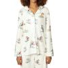 imageDisney unisexadult Men amp Women 2piece Button Down Pajama Set Soft amp Comfortable Nightwear for AdultsWmickey and Friends Ski