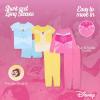 imageDisney unisexchild 6piece Snugfit Cotton Pajama Set Soft amp Cute for KidsCinderella Belle Aurora