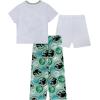 imageJurassic World Boys 3Piece Loosefit Matching Pajama Set ShortSleeve Soft amp Cute for KidsJurassic Power