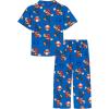 imageNintendo boys 2piece Loosefit Button Down Matching Pajama Set Soft amp Cute for KidsMario Party Pals