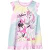 imageDisney Girls Dress Nightgown ShortSleeve Fantasy Gown Soft amp Cute Pajamas for KidsI Believe 2