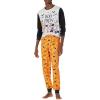 imageDisney Men Mickey Mouse 2Piece LooseFit Pajamas SetFammickey Boo Crew