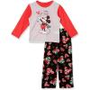 imageDisney Men Mickey Mouse 2Piece LooseFit Pajamas SetFammickey Candy Cane