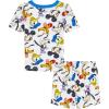 imageDisney boys 2piece Snugfit Viscose Pajama Set Soft amp Cute for KidsMickeys Sketch