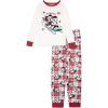 imageDisney boys 4piece Loosefit Pajama Set Soft amp Cute for KidsMickey Vintage