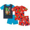imageNintendo boys 4piece Snugfit Cotton Pajama Set Soft amp Cute for KidsRed