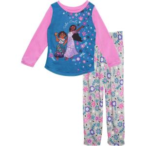 imageDisney Girls Dress Nightgown ShortSleeve Fantasy Gown Soft amp Cute Pajamas for KidsBluePinkWhite
