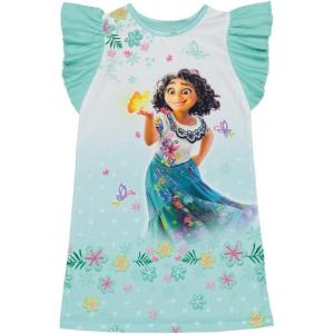 imageDisney Girls Dress Nightgown ShortSleeve Fantasy Gown Soft amp Cute Pajamas for KidsCute Mirabel