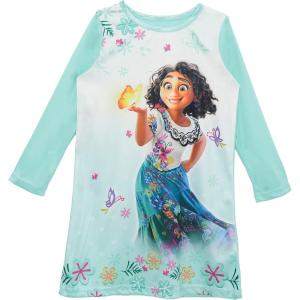 imageDisney Girls Dress Nightgown ShortSleeve Fantasy Gown Soft amp Cute Pajamas for KidsMint Long Sleeve