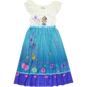 imageDisney Girls Dress Nightgown ShortSleeve Fantasy Gown Soft amp Cute Pajamas for KidsMirabel Madrigal