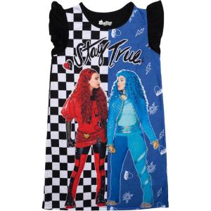 imageDisney Girls Dress Nightgown ShortSleeve Fantasy Gown Soft amp Cute Pajamas for KidsStay True