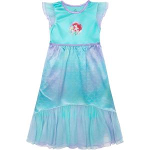 imageDisney Girls Princess Dress Nightgown Fantasy Gown Soft amp Cute Pajamas for KidsAriel Friend